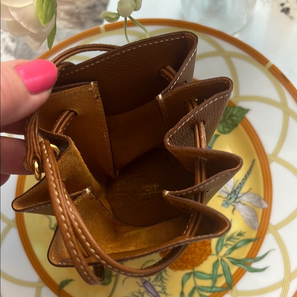 Hermes Brown Mini Bag with High-Quality Leather and Clean Stitching - Picture 12 of 12